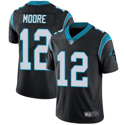 Carolina Panthers Limited Black Men DJ Moore Home Jersey NFL Football #12 Vapor Untouchable->carolina panthers->NFL Jersey